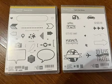 Stampin Up Project Life Lot Of 2 Point & Click, Let’s Get Away New