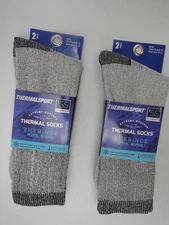 4pair Men's size 10-13 Excell Merino Wool Blend Thermal Boot Crew Socks