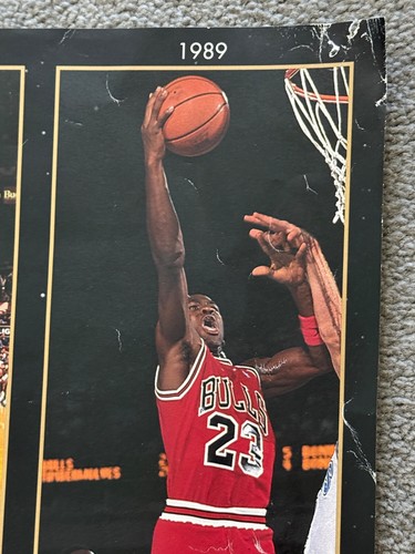 1997 Michael Jordan 8th Wonder Of The World Chicago Bulls Poster Costacos 35x23 - Bild 10 von 16