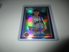 Nick Santomauro 2010 Bowman Chrome Prospect Purple Refractor #BCP9 /999