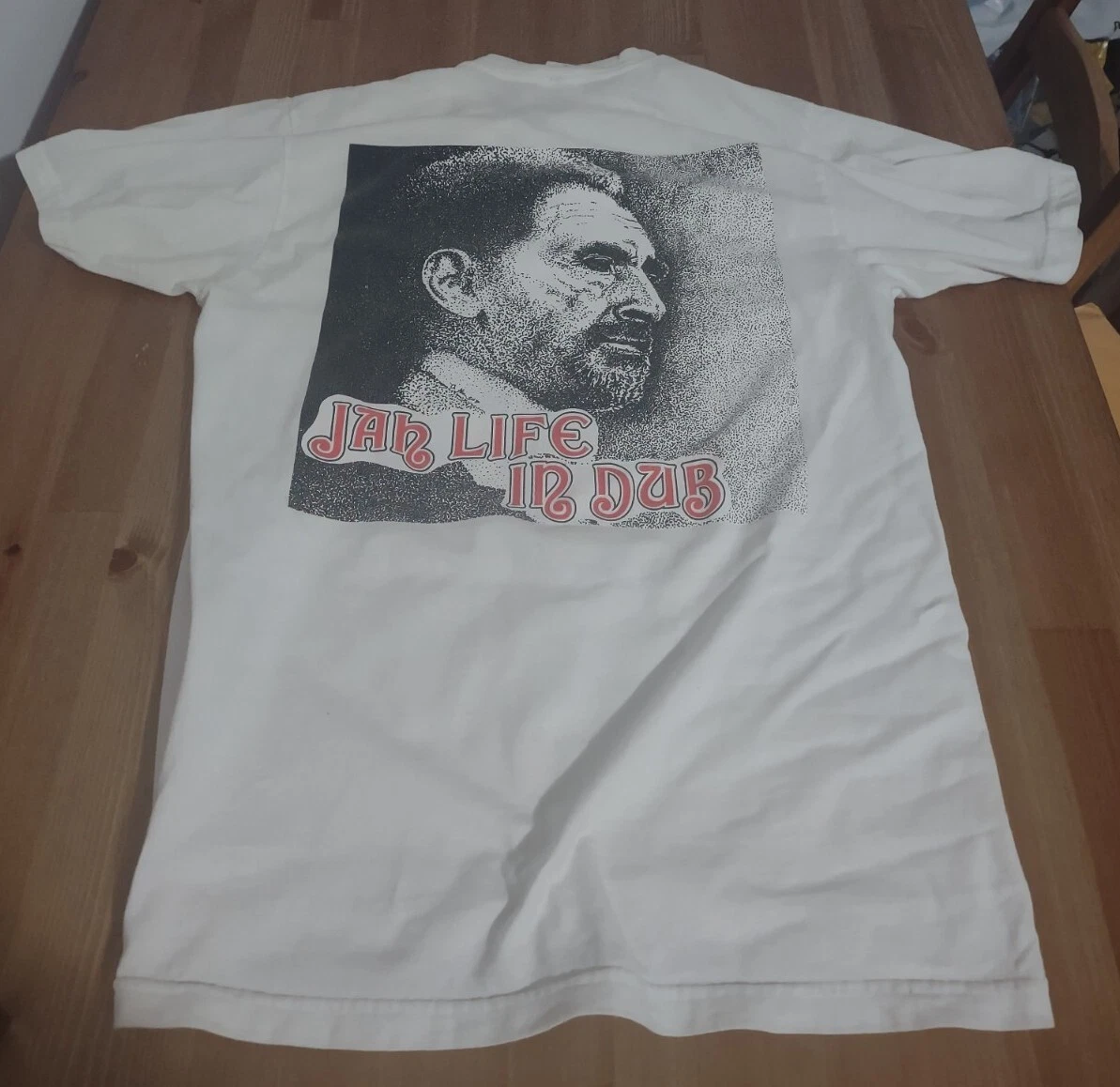 T shirt blanc Supreme Barrington Levy Jah Life In Dub SS16 taille moyenne homme 