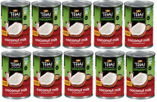 Thai Kitchen Organic Unsweetened Coconut Milk 13.66 fl oz Pack of 10 