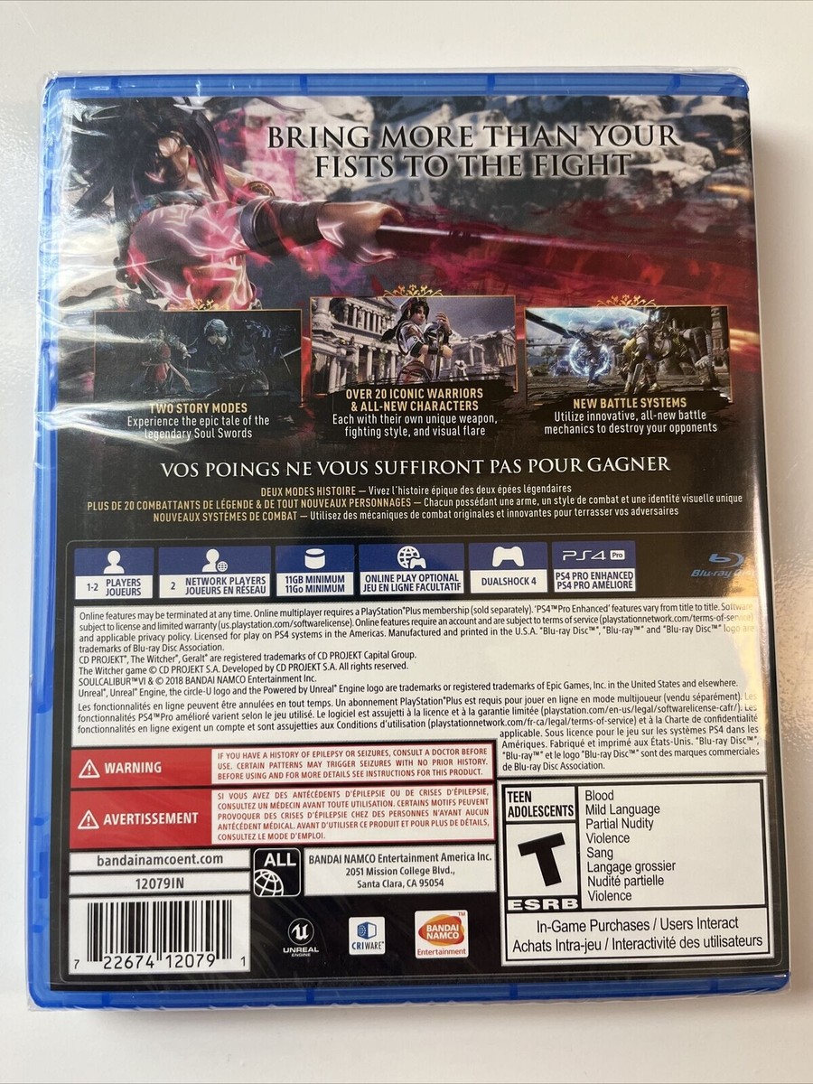 (未使用･未開封品)　SOULCALIBUR VI bt0tq1u Soul Calibur VI - Sony PlayStation 4 for sale online | eBay