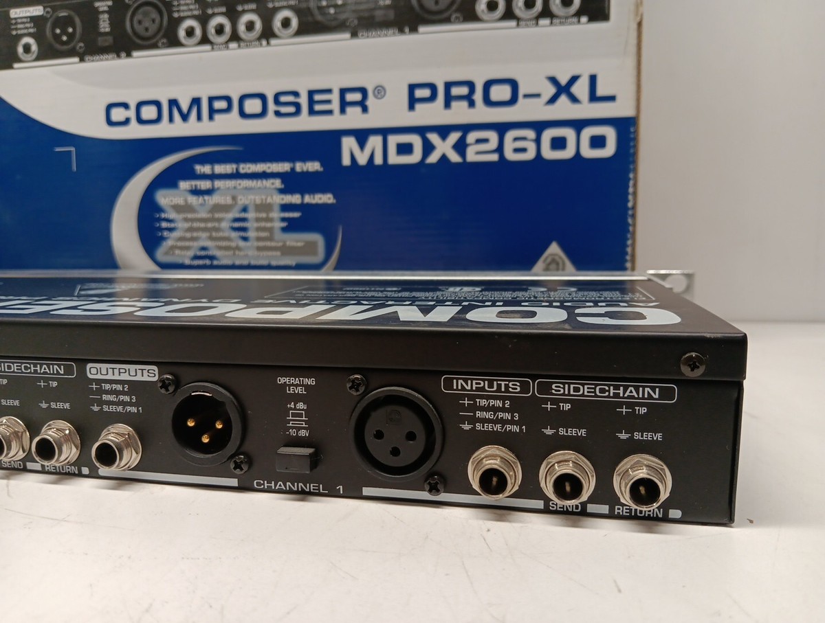 Behringer MDX-2600 Composer Pro-XL Audio Interactive Dynamics