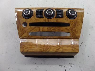 BMW M6 Climate Control Switch HVAC Wood E63 04-08 OEM 6411 6988504-01
