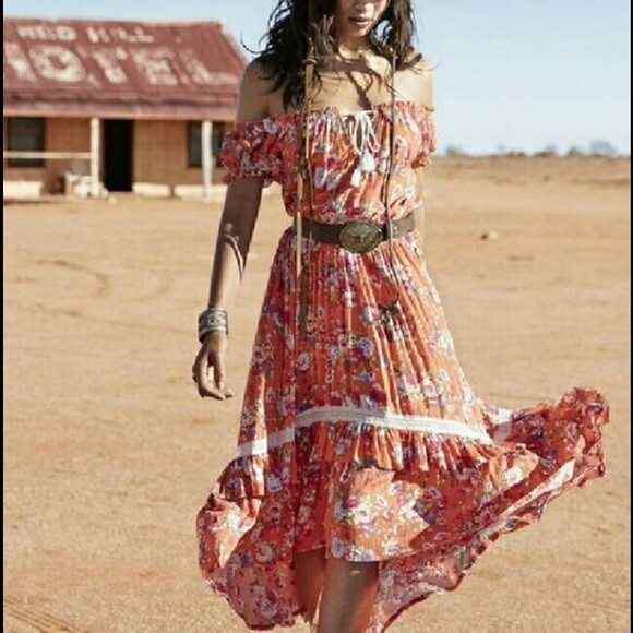 spell zahara midi dress