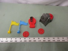 Fisher Price Imaginext Castle Eagle Talon cannon launcher disk flag parts lot