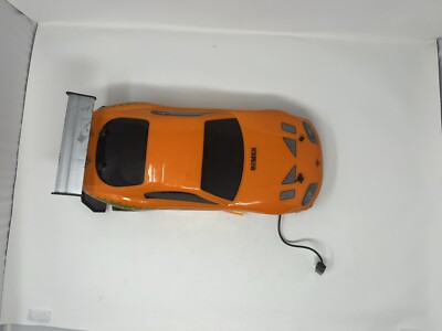ORANGE 1995 TOYOTA SUPRA JADA TOYS RC CAR-NO REMOTE SELLING
