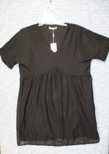 Ecowish Women's Short Sleeve Lace Dress Lined Size XL