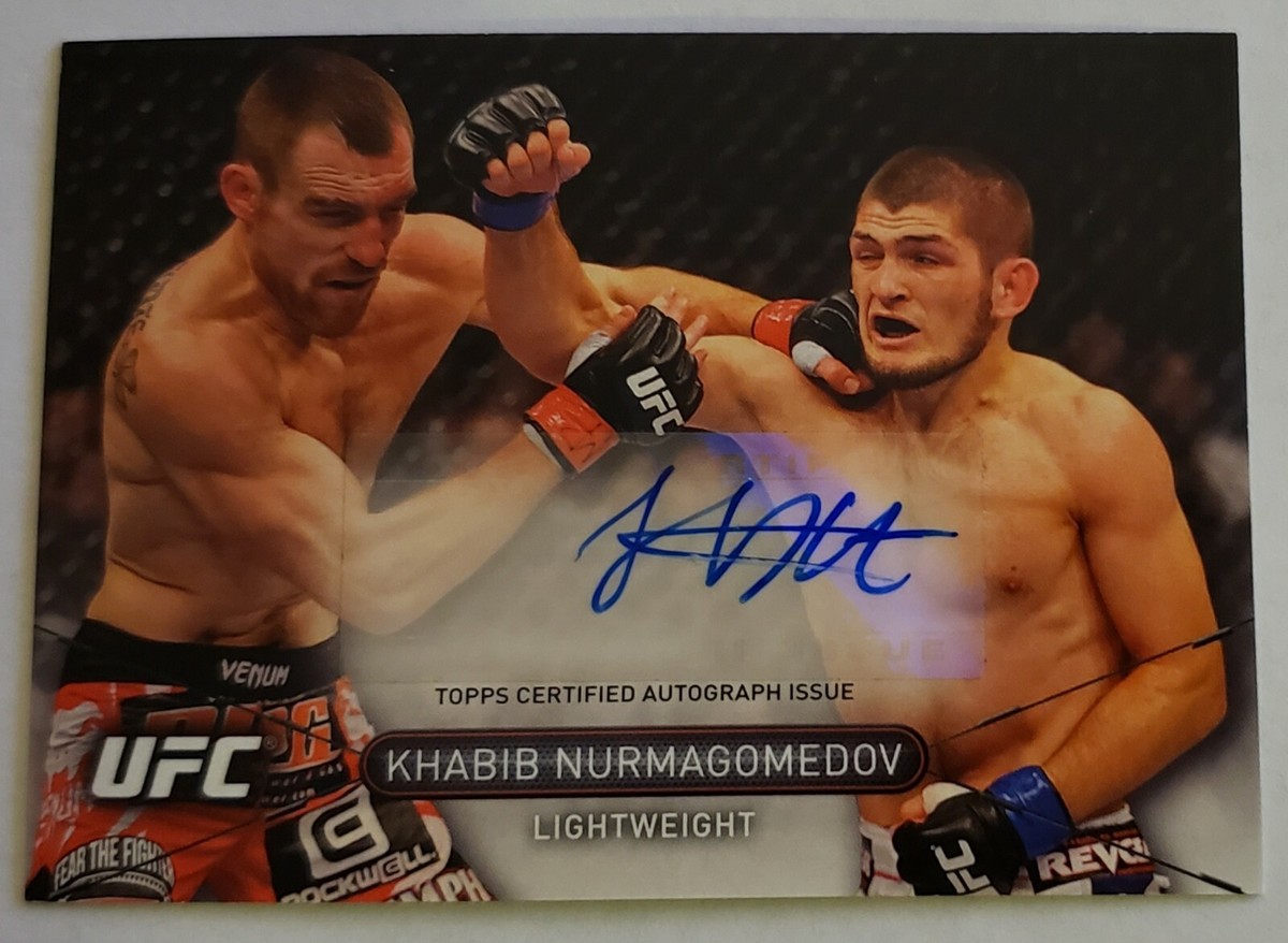 Khabib Nurmagomedov 2016 Topps UFC High Impact AUTO Legend