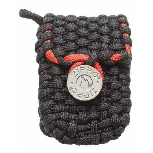 Zippo Black Nylon Paracord Lighter Pouch 