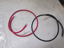 Replacement Cable Set - 6 Guage 1 Set Winch Battery Black  Red X 36 Inch