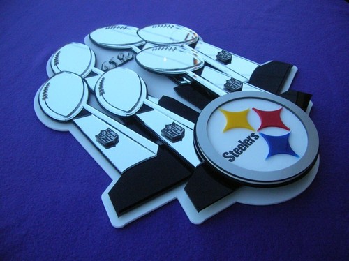 STEELERS legends 3D art sign set of 10 new football Men of Steel Pittsburgh - Picture 19 of 20