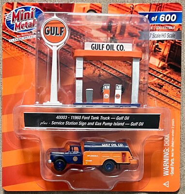 Mini Metals Gulf Tanker Service Station Pump Island #40003