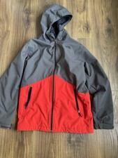 The North Face boys apex elevation jacket red grey size xl Windwall