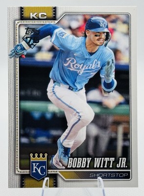 2026 Topps #205 Bobby Witt Jr. Superbox Image Variation Companion KC Royals Card