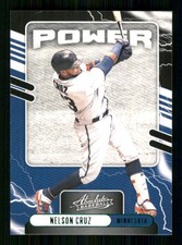 2021 Absolute Power Green Power #PO-8 Nelson Cruz Minnesota Twins TW6137