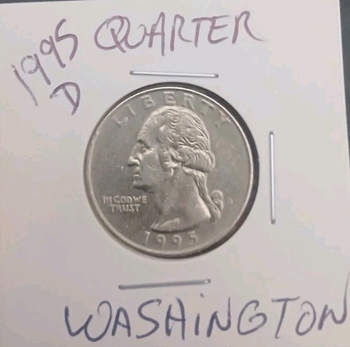1995 D Washington Quarter Beautiful Collectors Coin - Picture 2 of 4