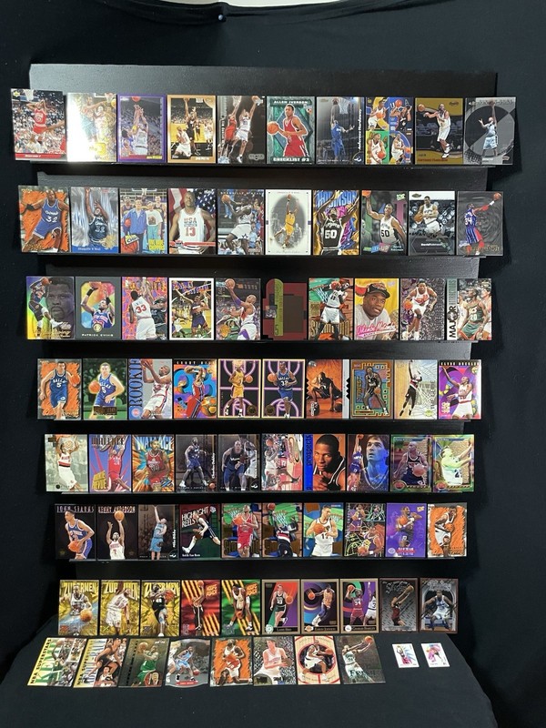 1990s Refractor/ Insert/ Parallel 80-Card Basketball Lot Die-Cut HOF Jordan NRMT