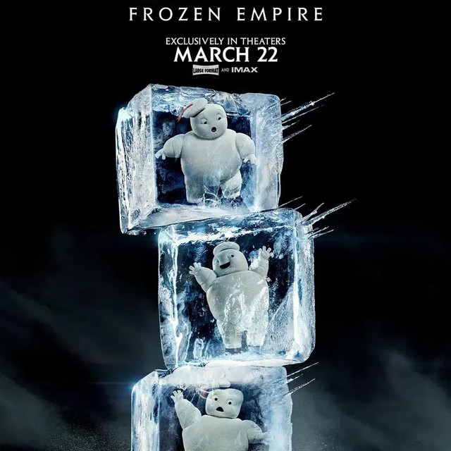 Ghostbusters Frozen Empire Poster - Rare Collectible