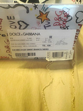 Dolce&Gabbana Air Master White Grey Black Low Top Sneakers Made in Italy