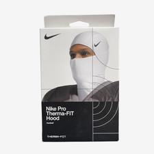 Nike Pro Therma-Fit Hyperwarm Hood Balaclava Ski Mask White Face Cover Shield