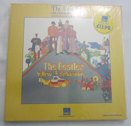 THE BEATLES YELLOW SUBMARINE TOP COPY SEALED HMV  SEALED BOX SET  L58