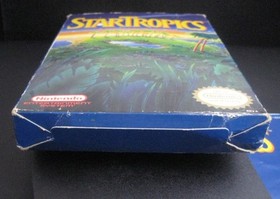 Nintendo STARTROPICS nes Game cart, Manual w/letter, Sleeve & Box Untested