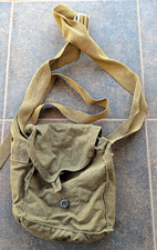 Borsa maschera antigas militare sovietica vintage tela kaki militare tracolla URSS