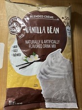 3.5 lb Big Train Vanilla Bean Blended Cream Hot Iced Frappes Lattes Coffees Mix 6.28 per pound