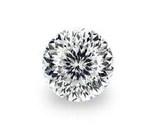 2 CT Natural White Diamond Round Portuguese Cut VVS1 D Grade GDGL Certified D2