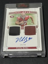 2019 Panini National Treasures Rookie Signatures RSC-NB Nick Bosa 24/49 SF 49ers