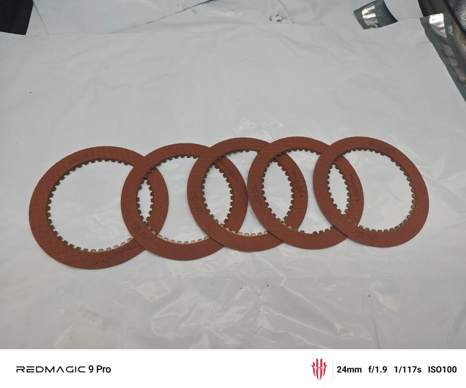 . Powerglide Direct Friction Clutches Five (5) Red Eagle or Stage 1  .098" stock - Image 3 of 3