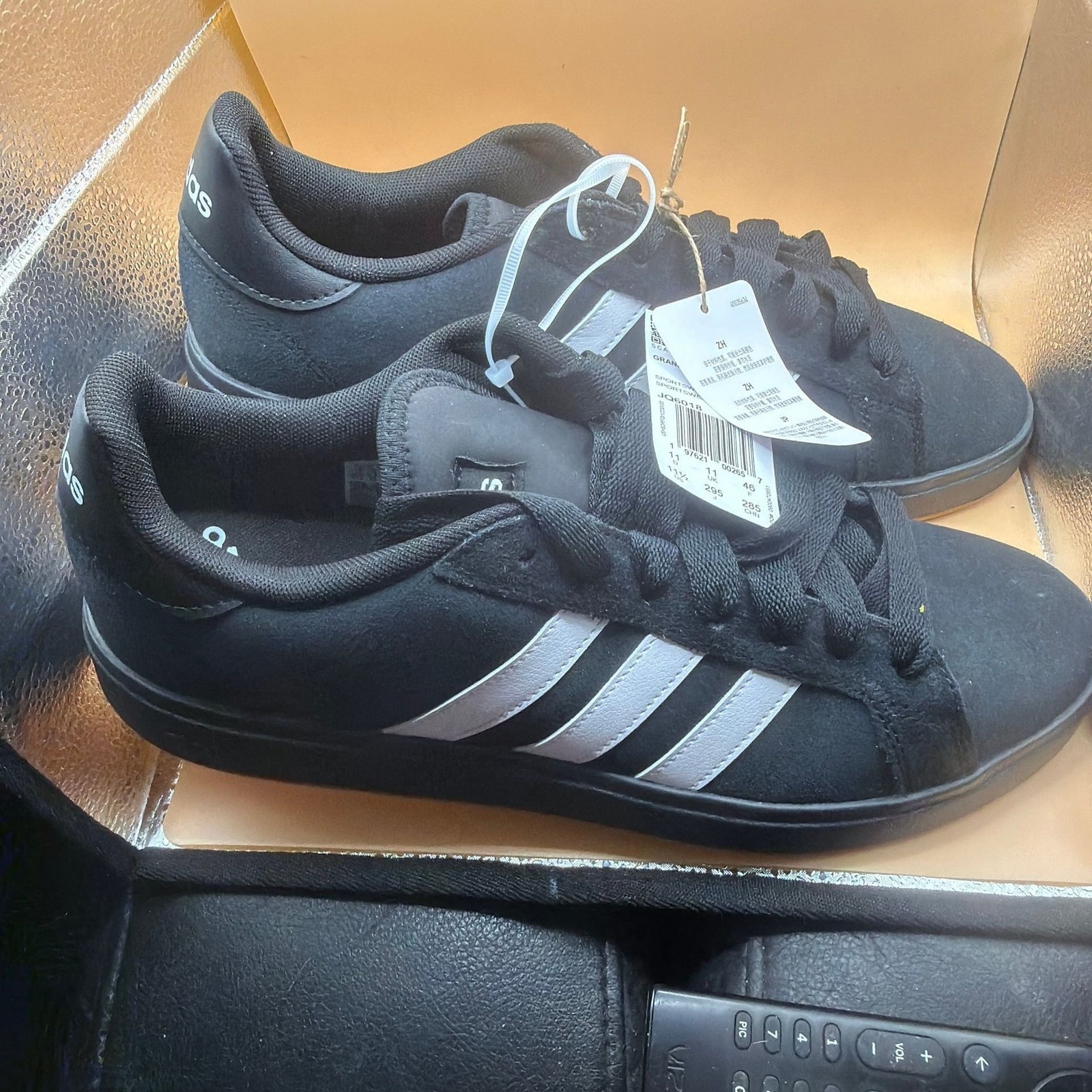 adidas Grand Court Alpha '00s Sneakers in Core Black/White thumbnail 4