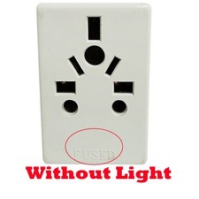 NEW 3 Way 3 Pin Plug Adaptor Multi Plug Fused Adapter CE Approved Socket 13A