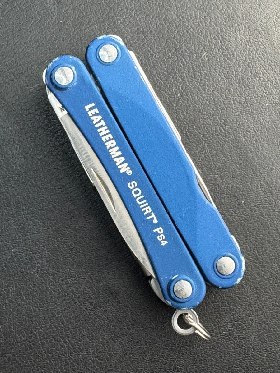 Leatherman Squirt PS4 Multi Tool, Knife, Pliers - Blue | eBay