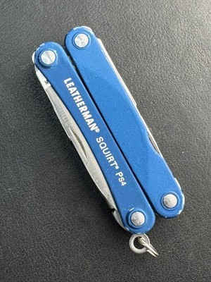 Leatherman Squirt PS4 Multi Tool, Knife, Pliers - Blue