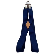 Suspenders Schmidt Workwear Navy Blue  Stainless 42"L NWT