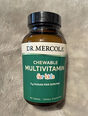 Dr. Mercola Kids Chewable Multivitamin Sugar-Free Natural Flavor 60 Tablets