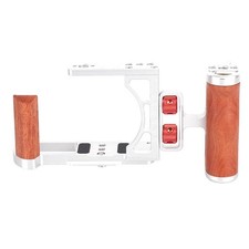 Camera Cage with Wooden Handle Custom Fit Cage with Arca Swiss Plate Ergonomic