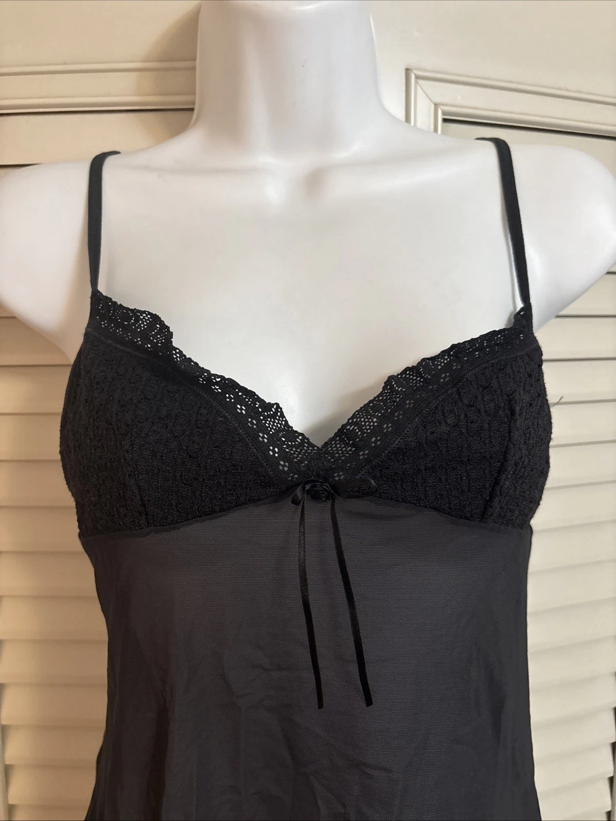 UNDERCOVER Vestito Babydoll Vintage Victoria Secret Angels Nero Tg Med