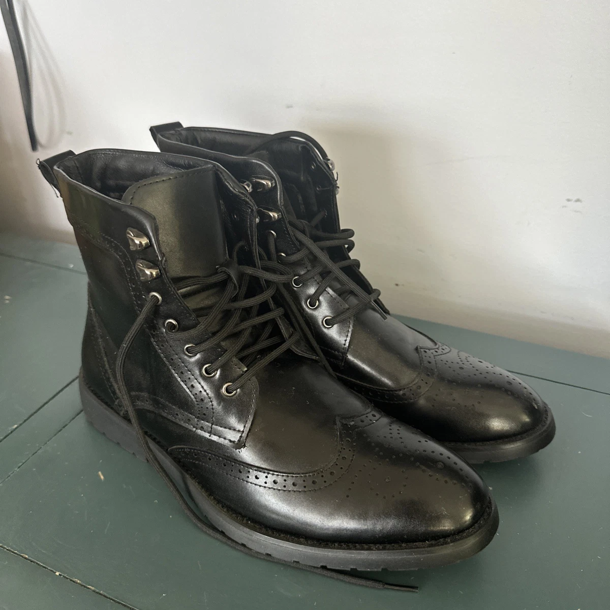 Stafford Black Boots for Men | eBay display picture 3