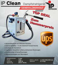 IP Clean Dampfstrahlgerät  Zahntechnik Labor Goldschmied Dampfreiniger Zahnarzt