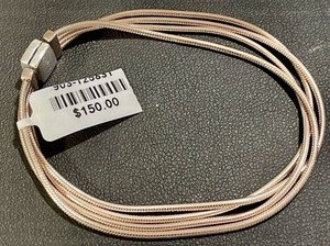 Authentic Pandora Reflexions Rose Gold Plated & 925 Multi Chain Bracelet 6.7 (17) ALE MET