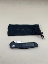 Benchmade Pocket Knife 940 Osborne S30V Steel Aluminum Black Handle W/ Bag