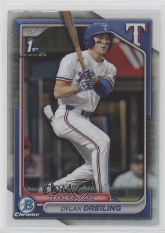 2024 Bowman Draft Chrome Refractor Dylan Dreiling #BDC-42 06l3