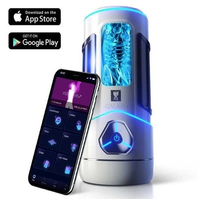 App-Controlled Male Masturbator Stamina Training Device 12-Mode Vibrating Toy