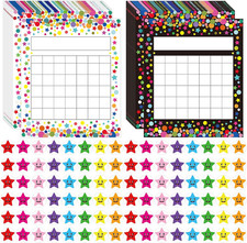 Incentive Charts 66Pk With 2080 Star Stickers Kids Classroom Behavior Reward