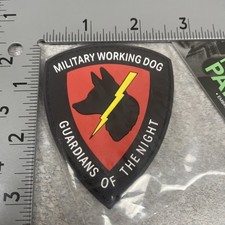 Patch. Military Working  Dog K9 Patch - Hook - Brand New.  Free Shipping