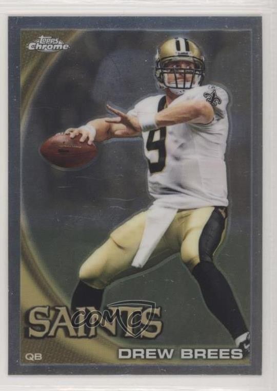 2010 Topps Chrome Drew Brees #C220 HOF uk2